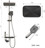 علم دوش و دوش بارانی و سر دوش تلفنی