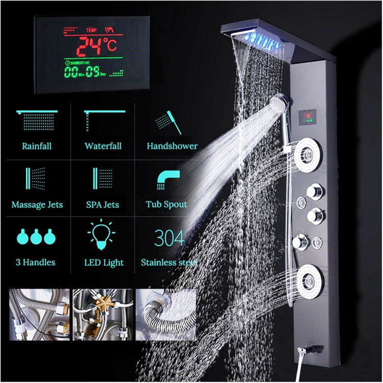 طراحی ظریف و مینیمال بدنه دوش