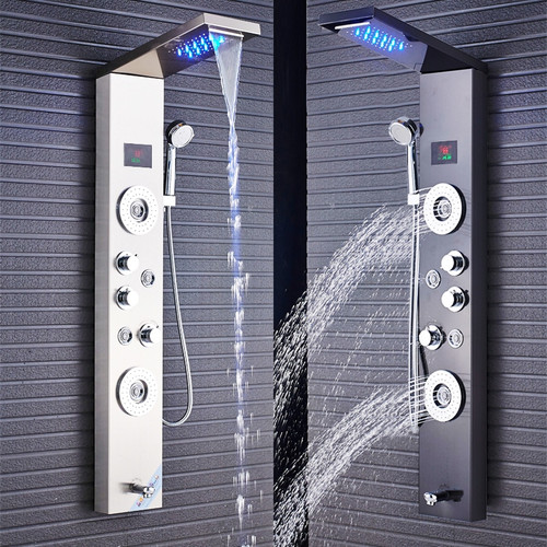 نمای کلی نصب شده در حمام مدرن