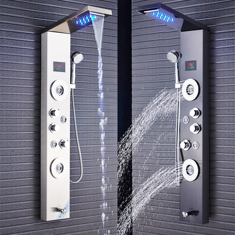 نمای کلی نصب شده در حمام مدرن