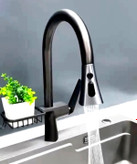 نمای فنی شیر ظرفشویی هوادیا با پاشش سهحالته