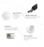 سشوار دیواری هوا دیائو با جنس پلاستیک ضد آب