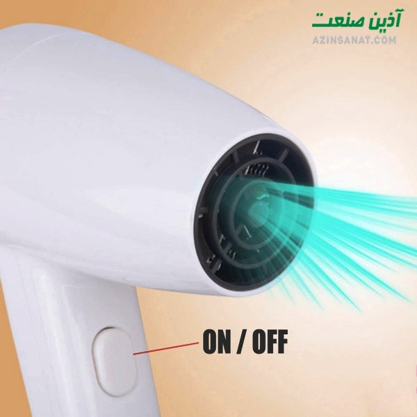 طراحی مدرن سشوار دیواری هوا دیائو با عملکرد دوگانه