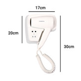 خاموش و روشن سشوار دیواری هوا دیائو در حالت سرد و گرم