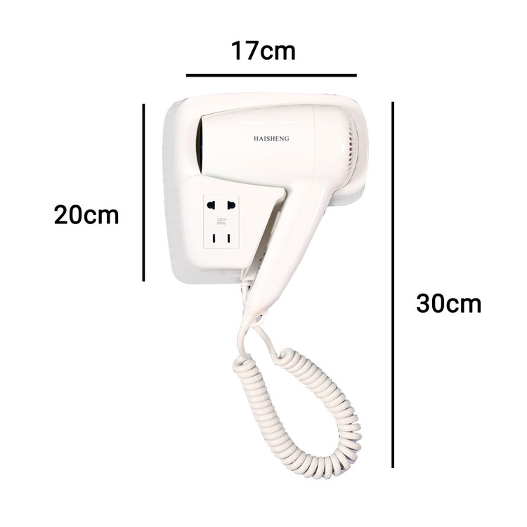 خاموش و روشن سشوار دیواری هوا دیائو در حالت سرد و گرم