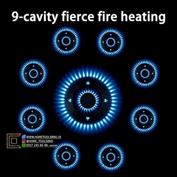 اجاق گاز دو شعله با سیستم ایمنی بالا و طراحی کاربردی