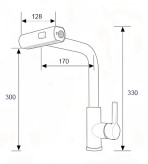 نصب آسان شیر روشویی چهارحالته HuaDiao در هر محیط