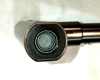 نمای نزدیک از شیر روشویی HuaDiao با قابلیت تنظیم ۴ حالت مختلف خروجی آب