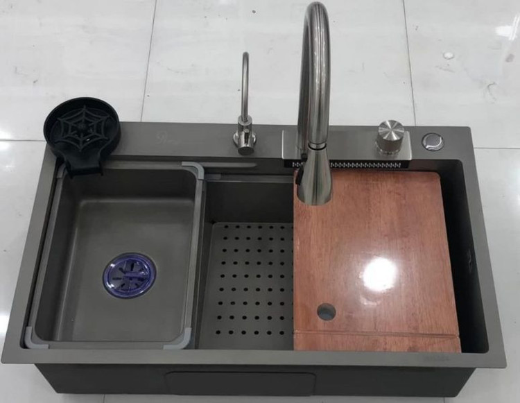 تصویر نمای کناری سینک هوادیائو لوکس