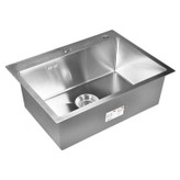 شستشوی راحت ظروف در سینک تک لگن بزرگ 40*40