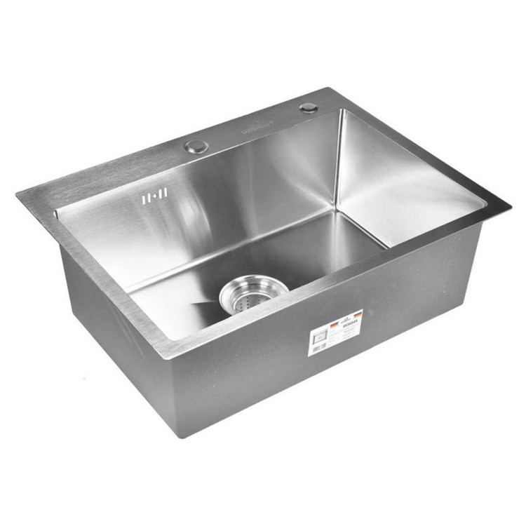 شستشوی راحت ظروف در سینک تک لگن بزرگ 40*40