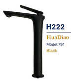 شیر روشویی پایه بلند هوادیائو مدل 791 کروم براق برای سینکهای کاسهای.